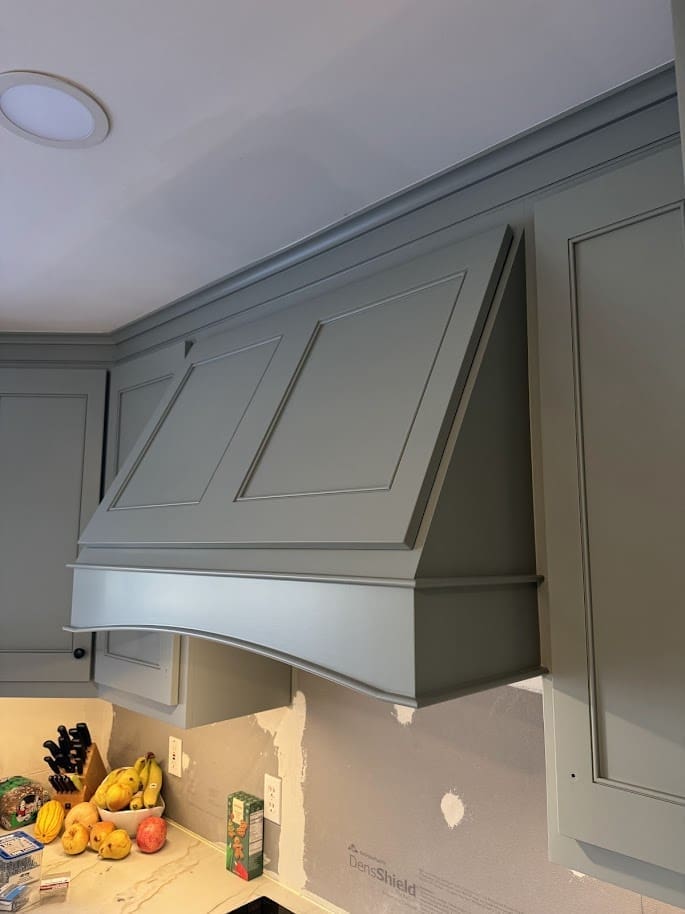 Finished Custom Stove Hood